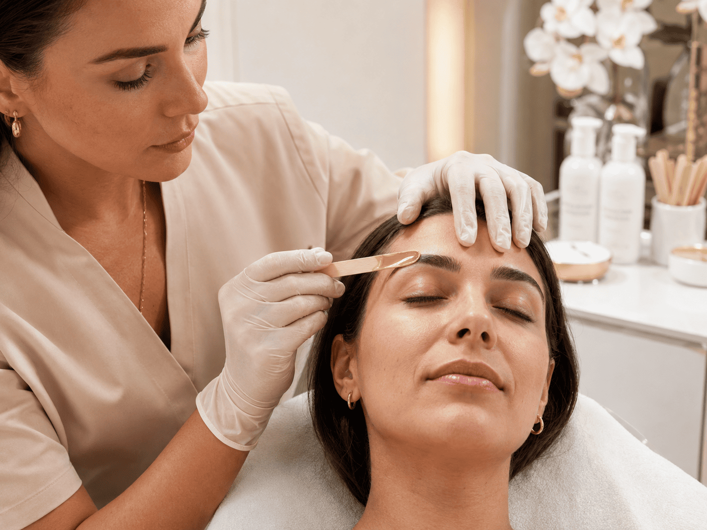 Facial waxing at Sugarluxe