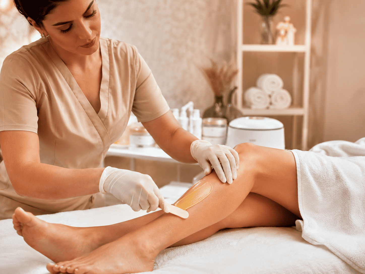 Women's waxing services at Sugarluxe